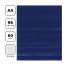 Тетрадь 96л., А5 клетка BG, бумвинил, синий