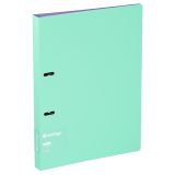 Папка на 2 кольцах Berlingo "Haze" А4, 24мм, 600мкм, D-кольца, с внутр. карманом, мятная, софт-тач