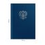 Книга учета OfficeSpace, А4, 96л., клетка, 200*290мм, бумвинил, синий, блок офсетный с гербом