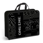 Папка с ручками 1 отделение, А4 Berlingo "Online", 340*245*100мм, пластик, на молнии