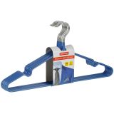 Вешалка-плечики OfficeClean, набор 10шт., металл/ПВХ, 40см, цвет синий Вешалка-плечики OfficeClean, набор 10шт., металл/ПВХ, 40см, цвет синий