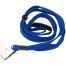 Шнурок для бейджей OfficeSpace, безопасный замок, 45см, металл. клипса, синий