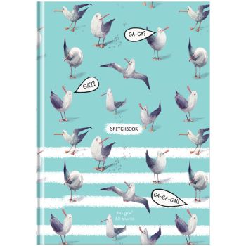 Скетчбук 80л., А5 BG 