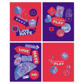 Тетрадь 96л., А5, линия BG 