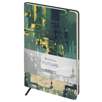 Записная книжка А5 80л. ЛАЙТ, кожзам, Greenwich Line 