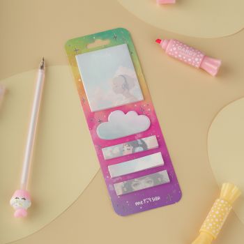 Флажки-закладки и самоклеящиеся блоки в наборе MESHU 