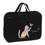 Папка текстильная с ручками 1 отделение, А4 Berlingo "Dream", 350*265*75мм, текстиль, на молнии