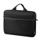 Сумка для ноутбука 15,6" Först "Gray Stripe", нейлон, черный, мягкий