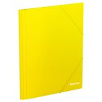 Папка на резинке Berlingo "Soft Touch" А4, 600мкм, желтая