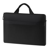 Сумка для ноутбука 17,3" Först "Basic Black", полиэстер, черный, мягкий подклад, внешнее отделение