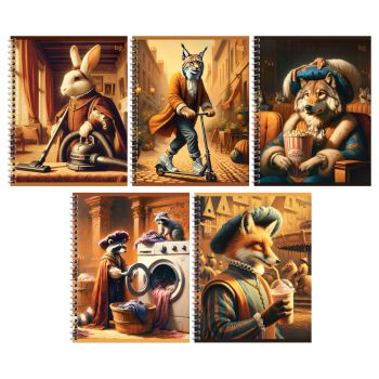 Тетрадь 48л., А5, клетка на гребне BG 