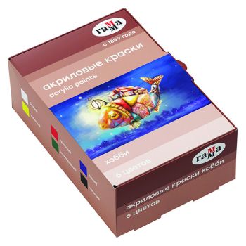 Краски акриловые декоративные Гамма 