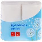 Бумага туалетная OfficeClean, 2-слойная, 4шт., 30м/рул., тиснение, белая Бумага туалетная OfficeClean, 2-слойная, 4шт., 30м/рул., тиснение, белая