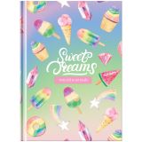 Скетчбук 80л., А6 BG "Сладкие мечты", 7БЦ, матовая ламинация, белый блок с градиентом, 100г/м2