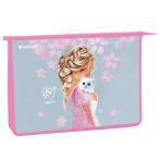 Папка для тетрадей 1 отделение, А4 Berlingo "Furry-tale Friend", 340*245*40 мм, пластик, на молнии