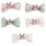 Заколки для волос MESHU, бант-прищепка, ассорти, 2шт., 7см, европодвес