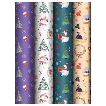 Упаковочная бумага глянц. 70*100см, MESHU 