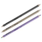 Ластик-карандаш Berlingo "Eraze 870", двухсторонний, круглый, цвета ассорти