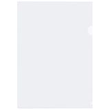 Папка-уголок СТАММ А4, 150мкм, пластик, прозрачная, бесцветная