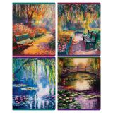 Тетрадь 48л., А5, клетка Greenwich Line "Декорация", матовая ламинация, тиснение фольгой, 70г/м2