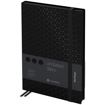 Ежедневник недатированный, А5, 136л., кожзам, Berlingo 