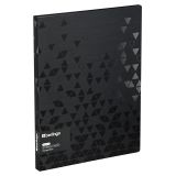 Папка с 20 вкладышами Berlingo "Triangle Black" А4, 17мм, 1000мкм, черная, с внутр. карманом Папка с 20 вкладышами Berlingo "Triangle Black" А4, 17мм, 1000мкм, черная, с внутр. карманом