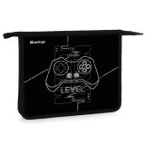 Папка для тетрадей 1 отделение, А5 Berlingo "Stream rider", 240*205*40мм, пластик, на молнии