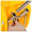 Тележка уборочная-ведро OfficeClean Professional, 2 секции, 20л, прямоугол., механич. отжим, желтая