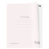 Тетрадь 96л., А5, клетка BG "Новатон. Бутон вишни", пластиковая обложка