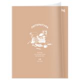 Тетрадь предметная 48л., BG "Ясно и понятно" - Литература, пластиковая обложка