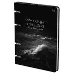 Тетрадь на кольцах А5, 120л., BG "Океан", картон, матовая ламинация