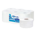 Бумага туалетная Focus Mini Jumbo (T2), 2 слойн, 170м/рул., тиснение, белая Бумага туалетная Focus Mini Jumbo (T2), 2 слойн, 170м/рул., тиснение, белая
