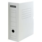 Короб архивный с клапаном OfficeSpace, микрогофрокартон, 100мм, белый, до 900л. Короб архивный с клапаном OfficeSpace, микрогофрокартон, 100мм, белый, до 900л.