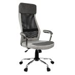Кресло руководителя Helmi HL-E41 "Stylish", ткань/сетка, серая/бежевая Кресло руководителя Helmi HL-E41 "Stylish", ткань/сетка, серая/бежевая