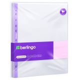 Папка-вкладыш с перфорацией Berlingo "Mirror", А4, 50мкм, глянцевая Папка-вкладыш с перфорацией Berlingo "Mirror", А4, 50мкм, глянцевая