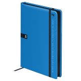 Ежедневник датированный 2026, А5, 7БЦ BG"Monochrome. Ocean", синий, soft touch