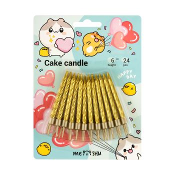 Свечи для торта с держателями MESHU 