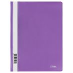 Папка-скоросшиватель пластик. СТАММ А4, 180мкм, фиолетовая с прозр. верхом
