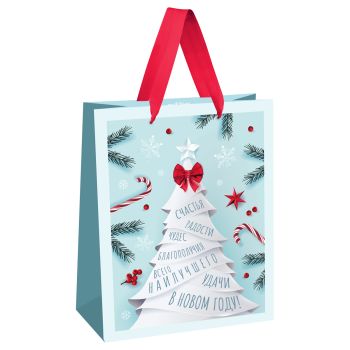 Пакет подарочный 33*42*12см MESHU 