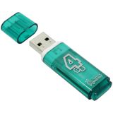 Память Smart Buy "Glossy" 4GB, USB 2.0 Flash Drive, зеленый Память Smart Buy "Glossy" 4GB, USB 2.0 Flash Drive, зеленый