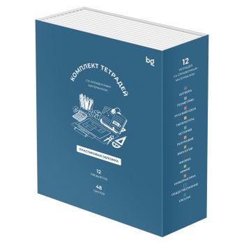 Комплект (12 шт.) предметных тетрадей 48л., BG 