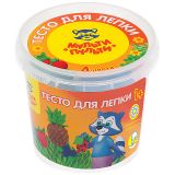 Тесто для лепки Мульти-Пульти "Енот на каникулах", 04 цвета*60г, пластиковый стакан Тесто для лепки Мульти-Пульти "Енот на каникулах", 04 цвета*60г, пластиковый стакан