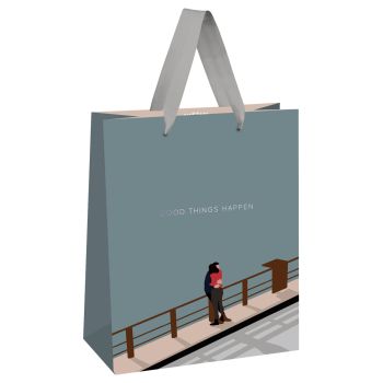 Пакет подарочный 18*23*10см MESHU 