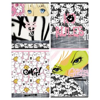 Тетрадь 40л., А5, клетка BG 