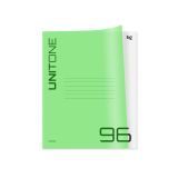 Тетрадь 96л. клетка BG "Однотонный. Неон", пластиковая обложка, салатовый