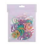 Резинки для волос MESHU, пастельные ассорти, 40шт., диаметр 2,5см, европодвес