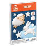 Фетр Мульти-Пульти, А4, 10л., 1цв., 1мм, мягкий
