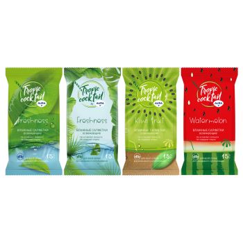 Салфетки влажные Aura 