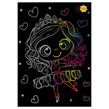 Гравюра с мультицветной основой ТРИ СОВЫ 