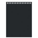 Блокнот А5 60л. на гребне BG "Для конференций", черный